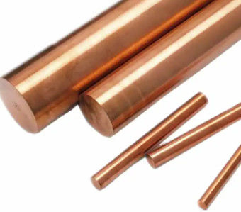 উচ্চ কঠোরতা তামা বার C10100 C10200 C11000 6mm 8mm 10mm 16mm সলিড তামা রড