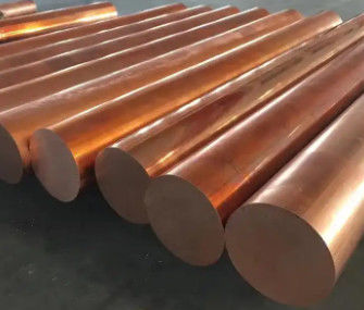 উচ্চ কঠোরতা তামা বার C10100 C10200 C11000 6mm 8mm 10mm 16mm সলিড তামা রড