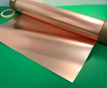 প্যানকেক কয়েল 0.1mm 0.2mm 0.3mm পুরু লাল তামা 99.9% ইলেকট্রিক জন্য খাঁটি তামা ফয়েল টেপ