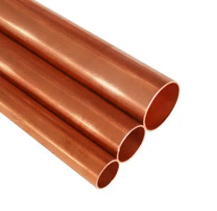 রপ্তানি গরম বিক্রয় সলিড কপার পাইপ C10200,T2,C1100 এয়ার কন্ডিশনারের জন্য কপার সোজা পাইপ ব্যবহার