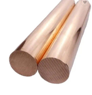 কারখানার পাইকারি 6mm 8mm 10mm ব্যাসার্ধ সলিড তামা পাইপ পোলিশ পৃষ্ঠ সোজা তামা টিউব